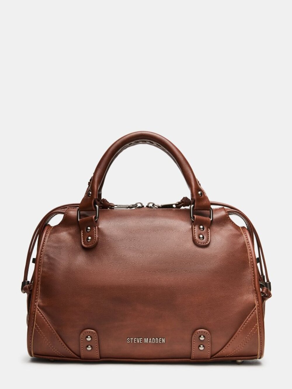 NEW STEVE MADDEN RIGGS BAG RUST Womens Top Handle Crossbody Purse - Picture 3 of 5